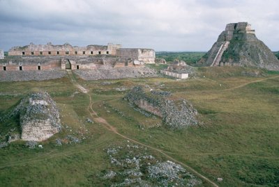 El Castillo and the Nunnery by Mayan